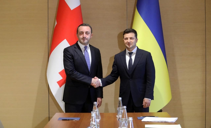 Зеленский поблагодарил премьера Грузии за участие в саммите «Крымской платформы»