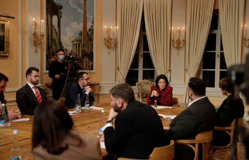 Президент Грузии снова говорит о важности общенационального согласия