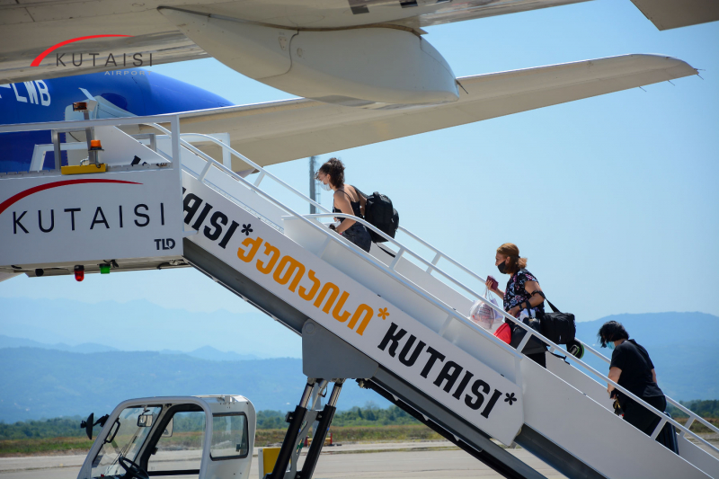Аэропорт Кутаиси восстановил пассажиропоток почти на 90%