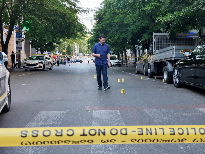 Стрельба в центре Тбилиси — полиция разыскивает киллеров на мопеде
