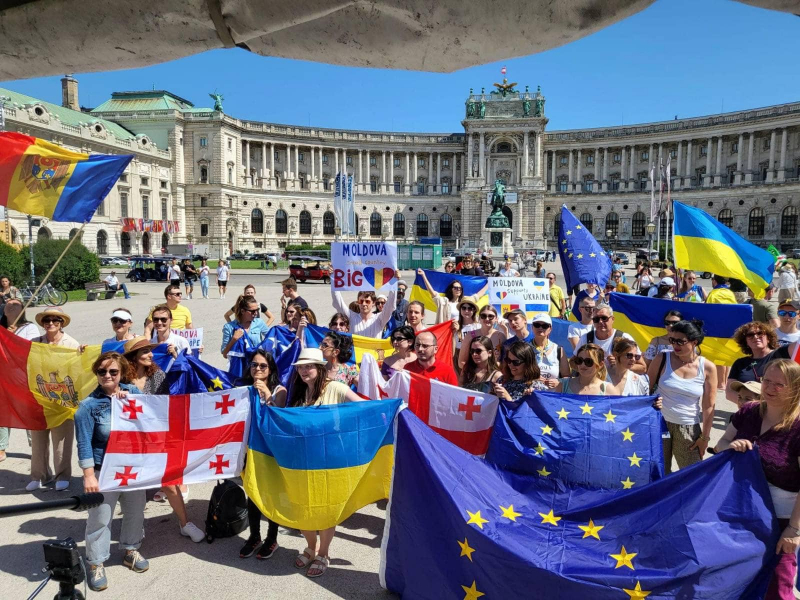 Кутаиси и Озургети первыми провели акции «Домой, в Европу»