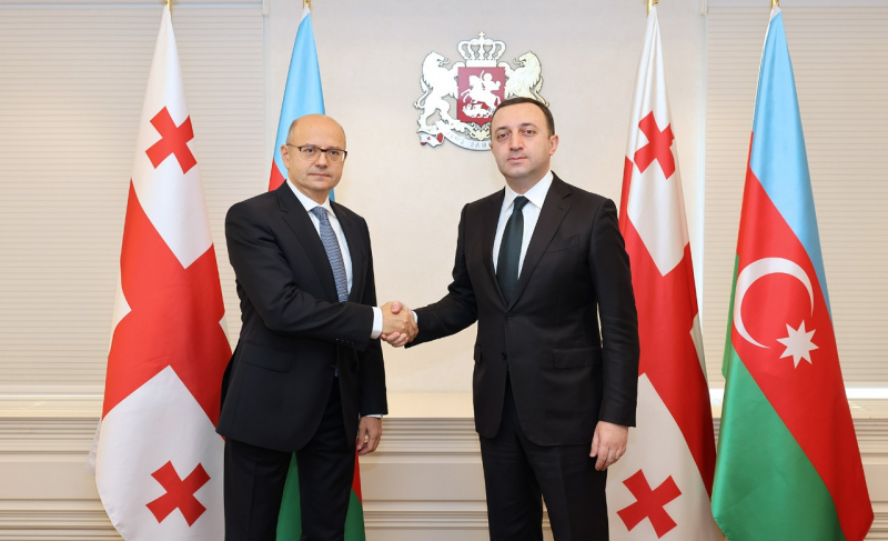 Гарибашвили и Шахбазов обсудили сотрудничество Грузии и Азербайджана в сферах транспорта и энергетики