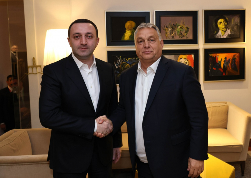 Виктор Орбан и Ираклий Гарибашвили провели рабочий ужин