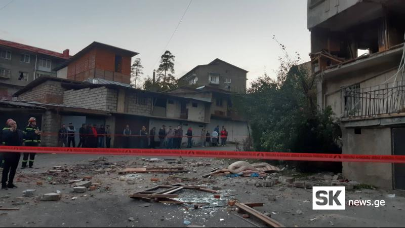 Взрыв газа произошел в многоквартирном доме в Боржоми