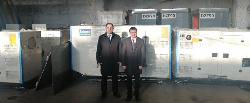 Правительство Грузии отправляет в Украину 25 промышленных генераторных станций высокой мощности