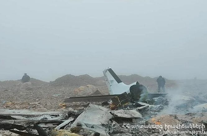 В Армении упал частный самолет — найдены тела погибших пилотов