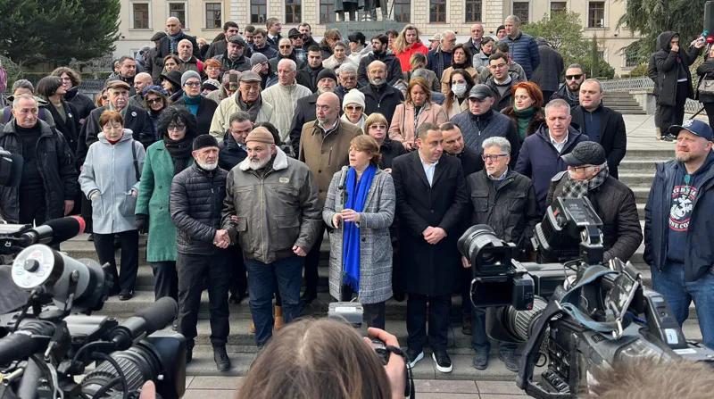 Три оппозиционные партии Грузии объявили о начале нового «национально-освободительного движения»