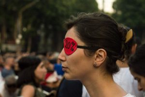 Участник акции протеста в Тбилиси потерял зрение — МВД обещает расследование