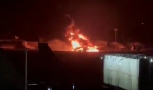 Самолет грузинской авиакомпании предположительно сгорел в Судане – ВИДЕО