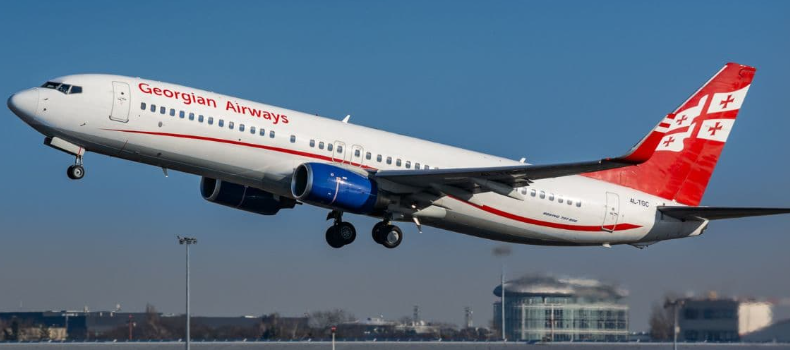 Страница Georgian Airways в FB – в центре скандала после объявления о полетах в Россию с 20 мая