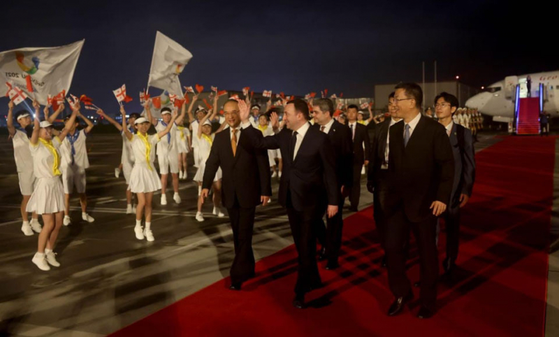 Начался визит премьер-министра Грузии Ираклия Гарибашвили в Китай