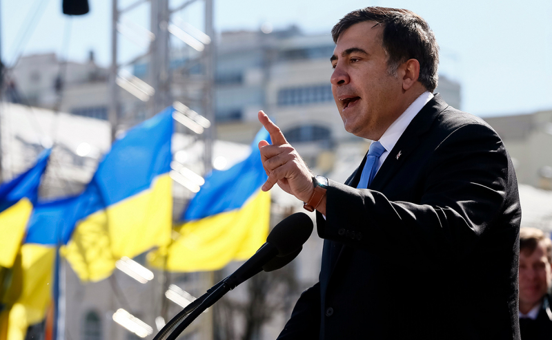 Саакашвили в День независимости Украины напомнил про “грузинский десант” и цитировал стихи