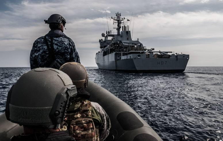 Грузинские пограничники присоединяются к операции НАТО в Средиземном море