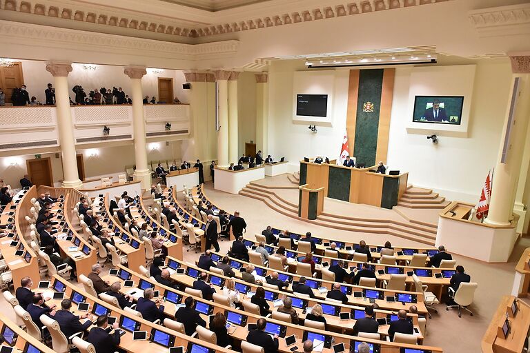 Депутаты парламента Грузии перешли на личности – президент Грузии назвала дебаты “позором Грузии”