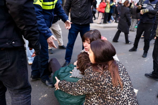 Фотоистория | Полиция применила силу для разгона 48-часовой акции протеста у ТГУ