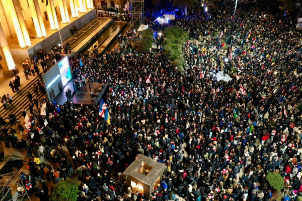 Фотоистория | Тысячи граждан Грузии протестуют против фальсификаций выборов