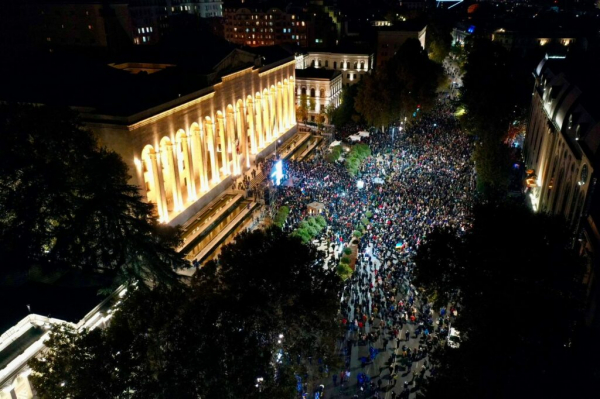 Фотоистория | Тысячи граждан Грузии протестуют против фальсификаций выборов