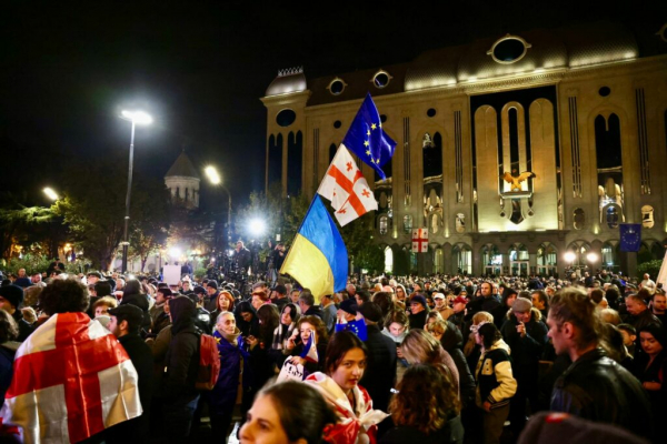 Фотоистория | Тысячи граждан Грузии протестуют против фальсификаций выборов