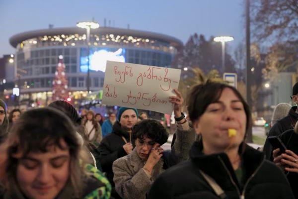 Фотоистория | 28-й день протестов в Грузии