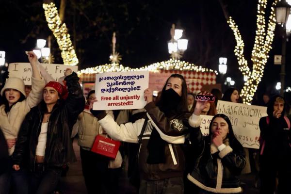 Фотоистория | 28-й день протестов в Грузии