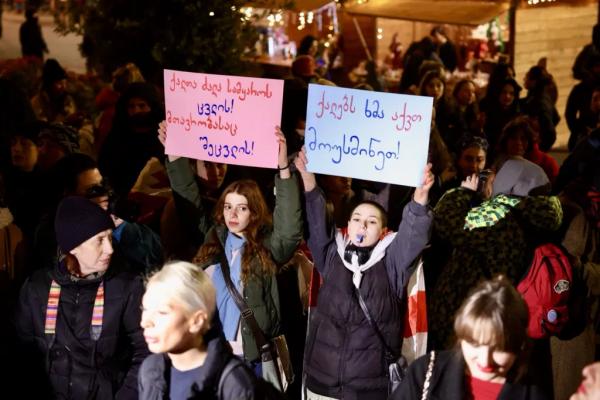 Фотоистория | 28-й день протестов в Грузии