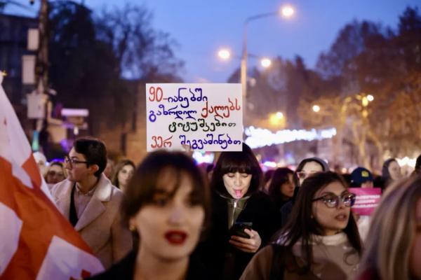 Фотоистория | 28-й день протестов в Грузии