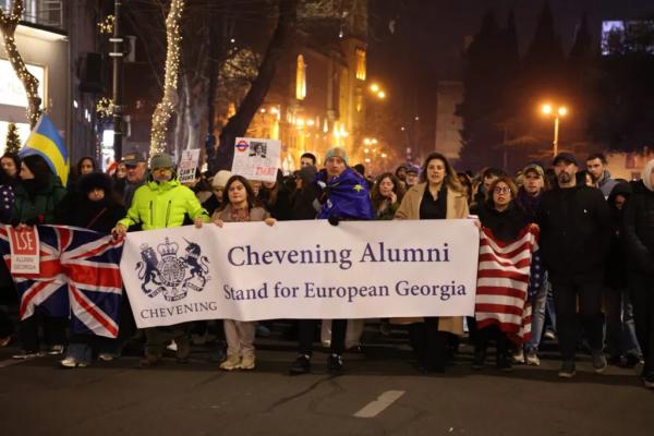 Фотоистория | 28-й день протестов в Грузии