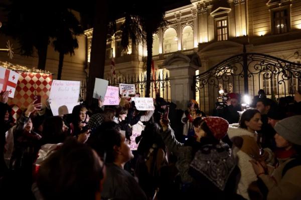 Фотоистория | 28-й день протестов в Грузии