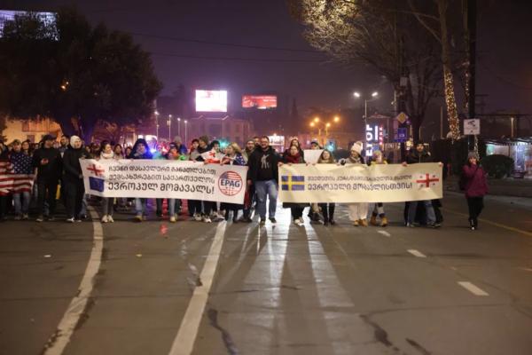 Фотоистория | 28-й день протестов в Грузии