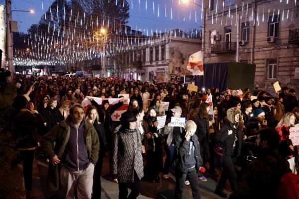 Фотоистория | 28-й день протестов в Грузии