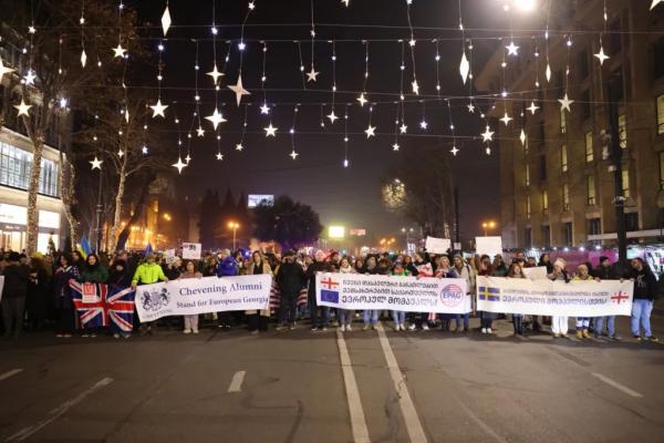 Фотоистория | 28-й день протестов в Грузии