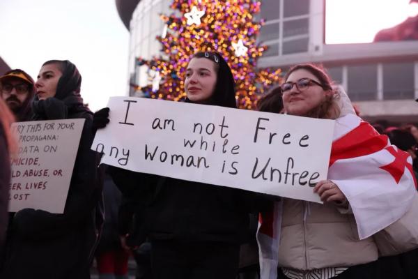 Фотоистория | 28-й день протестов в Грузии