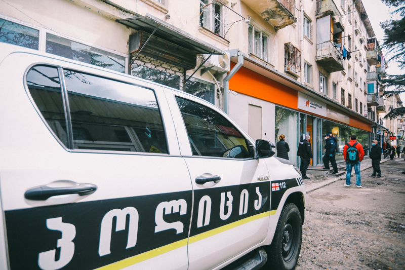 МВД: Налетчик на «Банк Грузии» в Кварели обвинен в терроризме