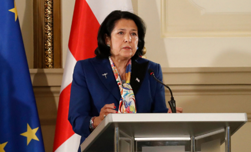 Президент Грузии отправилась с визитом в Австрию  